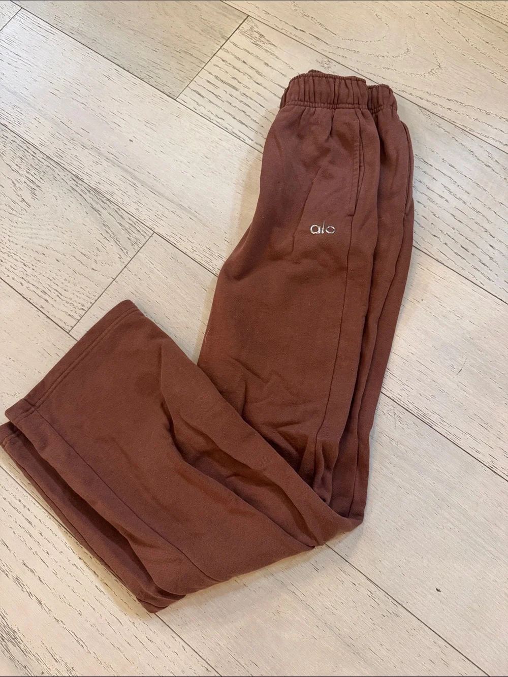 ALO Yoga Brown Cozy Hoodie & Jogger Set